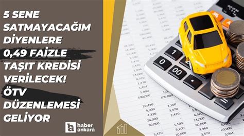 Taşıt kredisi düzenlemesi